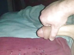 Stroking and shooting cum