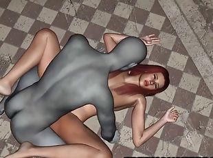 büyük-göğüsler, babe, kızıl-saçlı, pornografik-içerikli-anime, binme, 3d, büyük-memelere-sahip-kadın, emme