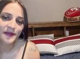 masturbaatio, amatööri, milf, äityli, pov, alusasut, äiti, soolo, tatuointi