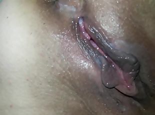 I teasing pussy while orgasm takes over her body