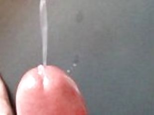 énorme, masturbation, amateur, ejaculation-sur-le-corps, énorme-bite, branlette, point-de-vue, ejaculation, solo, bite