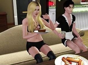 Femboy slave fed 9 dishes to mistress and then this happened! Full ...