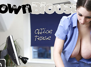 Gemma Lou in Office Tease - DownblouseJerk