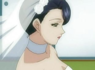 Fucking a bride turns into a foursome hentai