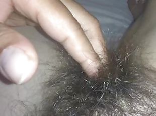 Fansly Slut PinkMoonLust Hairy Pussy Fingered by Black Boyfriend Lo...