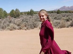 Hot FLDS Women Takes Dress Off & Masturbates In Public  Hot Babe In...