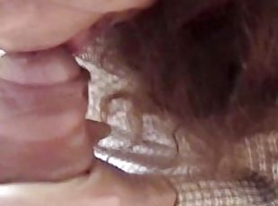 I love the big cock of my husband's friend, I love sucking it and g...