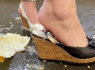 Black and white wedges crushing melon???? Trailer! More in JuliaApr...