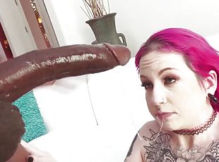 Inked Hottie Hairy Pussy Lady Lazarus Ass Fucked By A BBC
