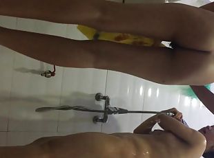 hidden camera in asian shower