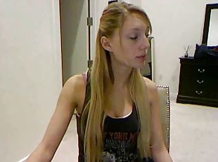 masturbation, babes, secousses, sale, blonde, webcam, abusée