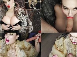 store-pupper, amatør, blowjob, cumshot, hjemmelaget, handjob, cum, piercet, fetisj, glamour