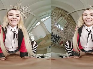 Busty Blonde Gambling Addict with Big Ass in POV VR 4K - Big dick