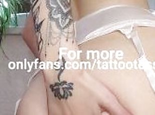 Swedish alt tattoo slut sucking and dildo play