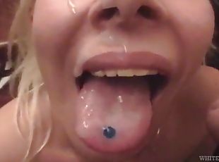 Cum in mouth compilation video