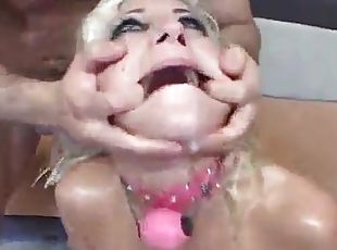 Hard threesome with hot slut Puma Swede