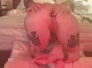 masturbation, infirmière, amateur, anal, jouet, pieds, solo, branlette-avec-les-pieds