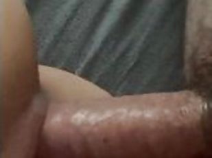 Please come inside my pussy!  CLOSE UP CREAMPIE REAL COUPLE