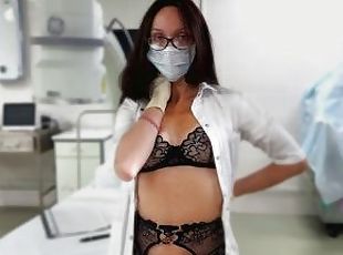 Nurse Masturbated At Hospital Till Nobody Saw her, I Decided To Hel...