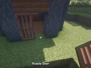 How to build a tiny Savannah house in Minecraft