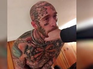 PERVERT Media - Inkedbrln gets his fag throat brutalised with huge ...