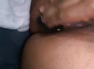 masturbación, amateur, anal, negra-ebony, regordeta, culazo, a-solas