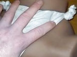 masturbation, orgasm, amatör, cumshot, leksak, creampie, smutsig, trosor, fetisch, ensam