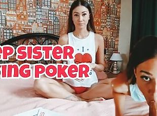 Stepsister Nastystuf Plays Poker and Persuades Her Brother to Cheat...