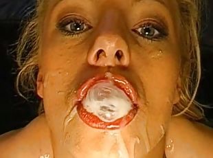 pikslikkeri, milf, tysk, sluge, trekanter, sperm, blond, bukkake, sød, sperm-sperm