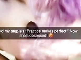 Determined Little Dick Loving Slutty Step-Sister Puts BBC Between H...