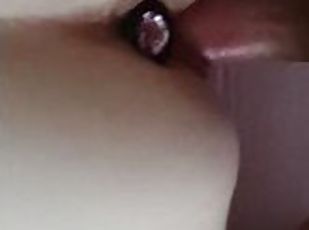 cul, levrette, orgasme, amateur, anal, mature, énorme-bite, ejaculation-interne, douce, tatouage