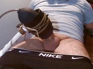 amatör, gay, hemmagjord, bdsm, knubbig, bunden, maskiner, fetisch, ensam, bondage