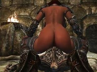 SKYRIM THE REDHEADED BEAUTY WAS POSSESSED BY A LUSTFUL DRAUGR IN A ...