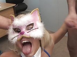 WILD KITTENS Scene-3_Pretty busty blonde in lingerie and mask fucki...