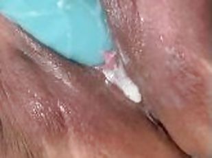 fet, masturbation, orgasm, fitta-pussy, amatör, milf, leksak, creampie, bbw, dildo