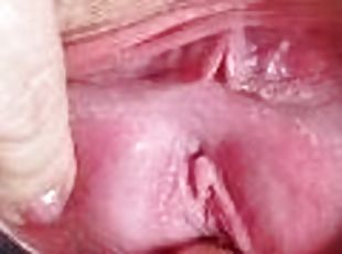 clitoris, lihava, masturbaatio, vanha, orgasmi, pillu-pussy, vaimo, amatööri, saksalainen, pari