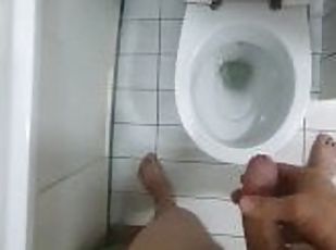 Prolonged urination after masturbation and urination, male moaning ...