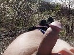 masturbation, en-plein-air, public, amateur, ejaculation-interne, secousses, point-de-vue, coquine, exhibitionniste