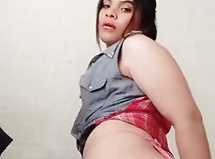 I dance, strip and masturbate with my dildo just for you
