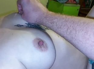 nännit, orgasmi, pillu-pussy, amatööri, milf, äityli, pilluuntulo, mälli, äiti, tatuointi