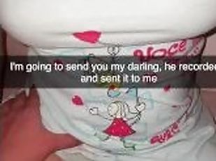 Girlfriend confesses cheating on snapchat and gets horny excited to...