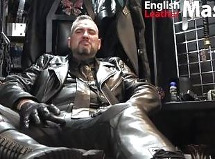 Verbal leather Master humiliates you and tells you to worship his b...