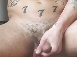 masturbacija, amaterski, veliki-kurac, homo, trzanje, divno, fetiš, sami, erotski, tetovaže