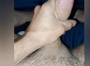 masturbation, amateur, mature, énorme-bite, branlette, secousses, solo, bite