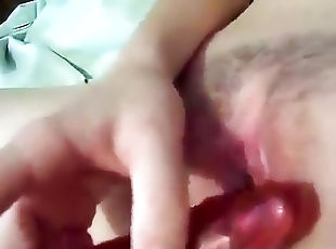 peluda, masturbação, cona-pussy, tiro-ao-alvo, brinquedo, ejaculação, webcam, dildo, sozinho