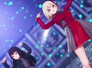 ?MMD Lycoris Recoil 4k/60fps??Chisato(?? ??) Takina(??? ???)? ~ (Gi...