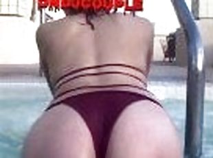 Gorgeous Latina Ass Los Angeles Hotel jacuzzi