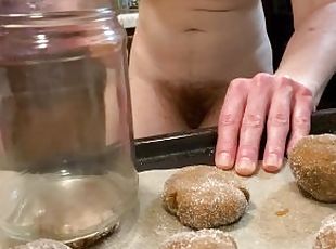 Hairy Ginger Bakes Molasses Cookies! Naked in the Kitchen Episode 75