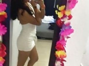 amateur, adolescente, niñera, universidad, webcam, a-solas