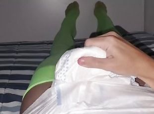 ABDL DIaper Boy Big Diaper Cumshot